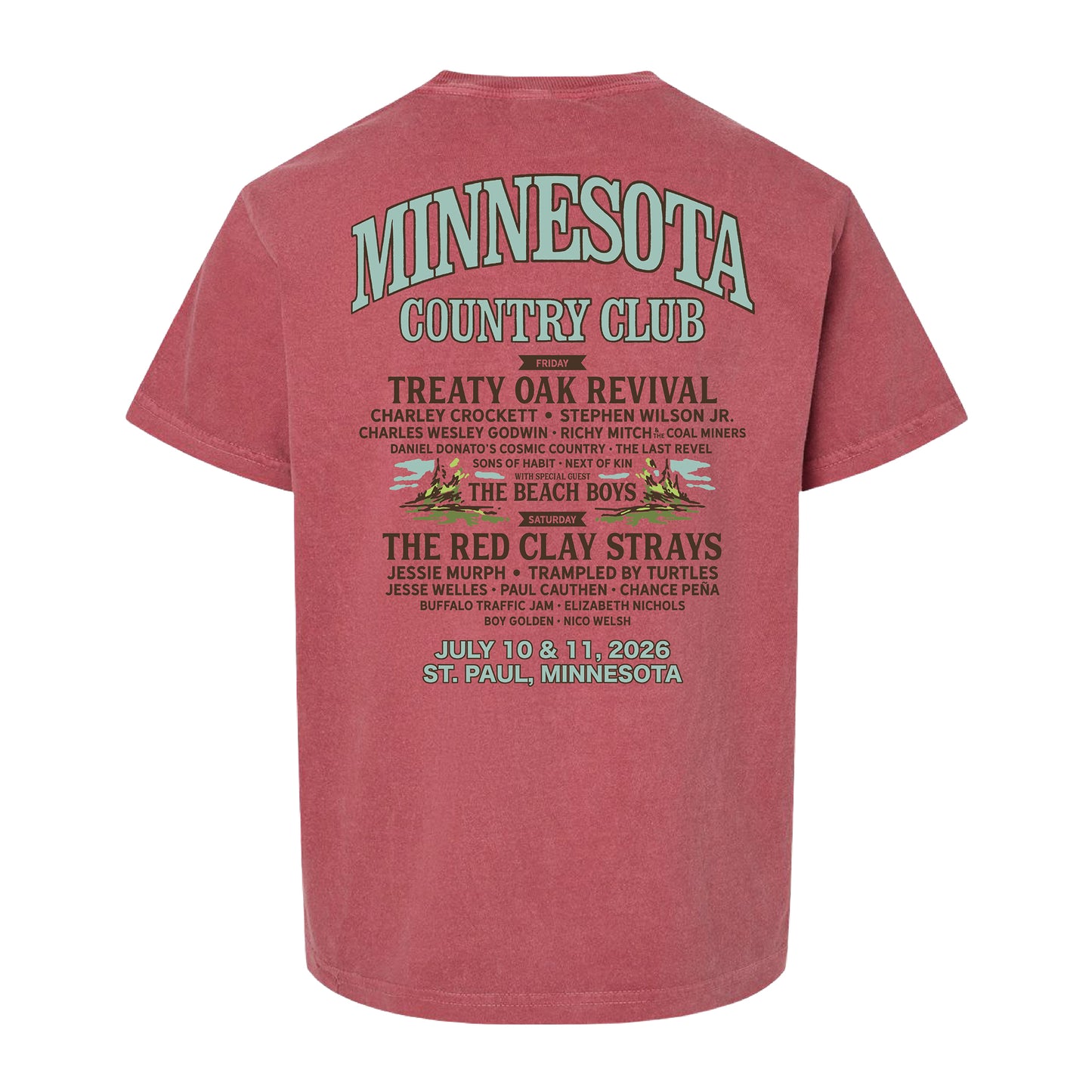 Youth Camper Van Lineup Tee