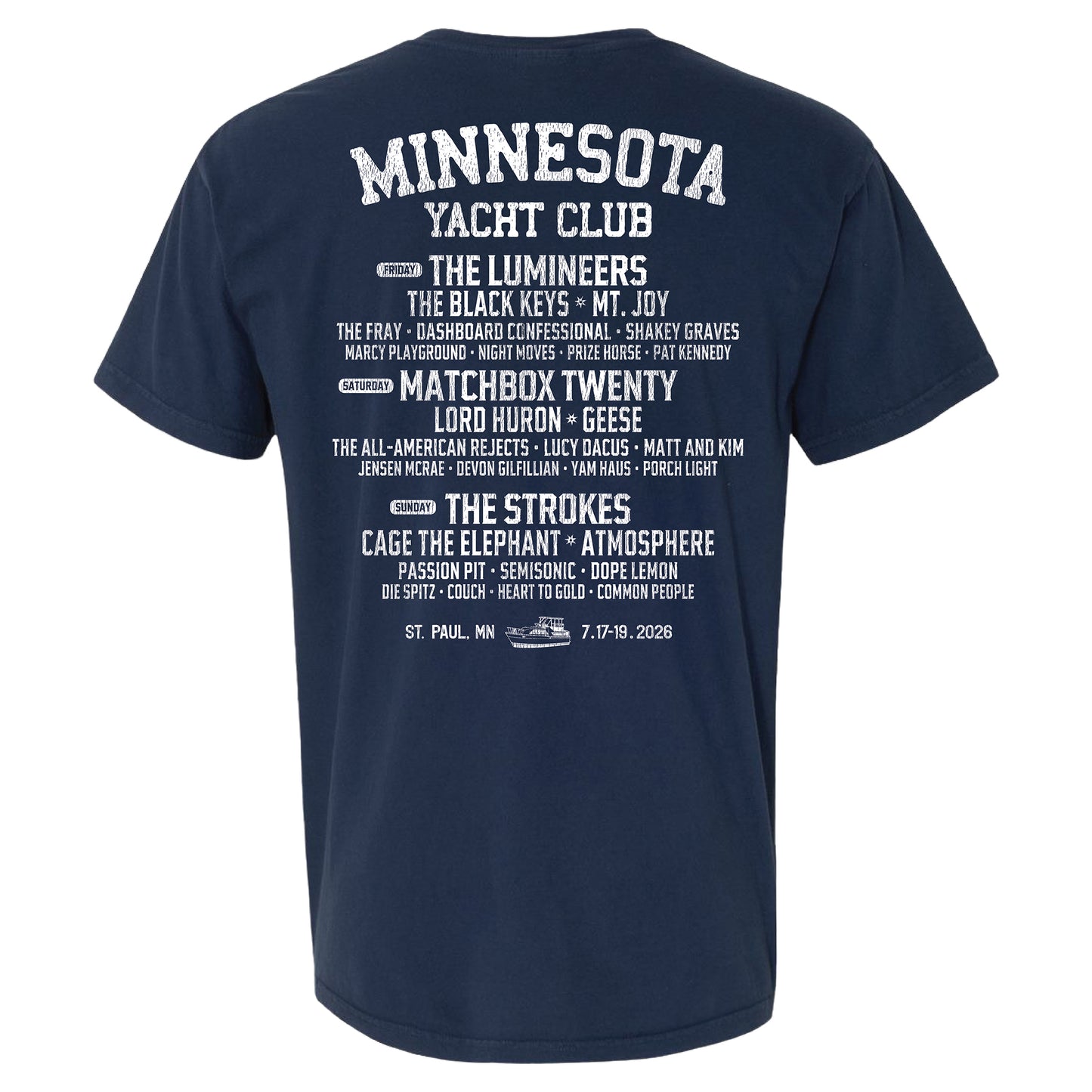 Yacht Lineup Tee