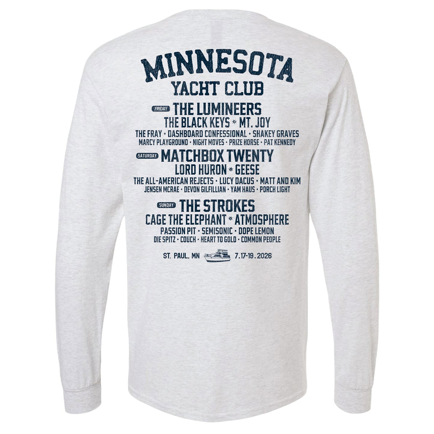 Flags Lineup Longsleeve Tee