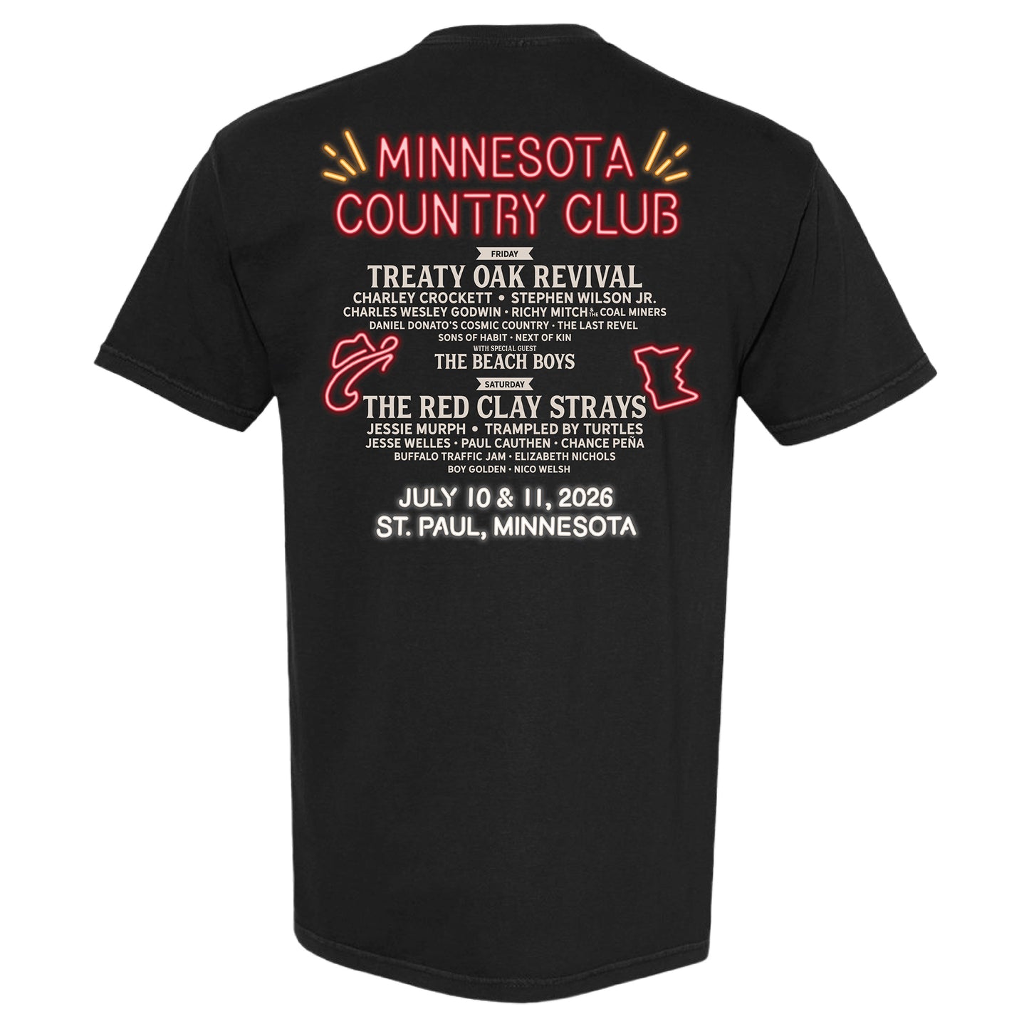 Neon Lineup Tee