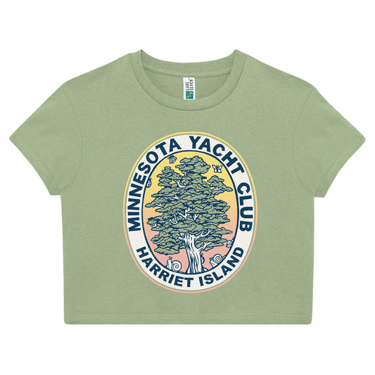Women's Tree Lineup Crop Tee